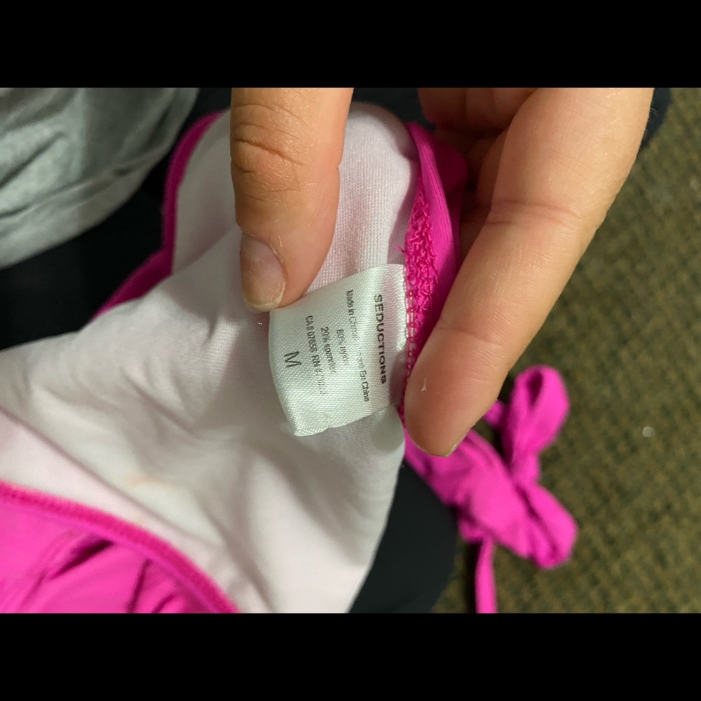 Pink Ruffled One Piece SwimSuit - Picture 9 of 13